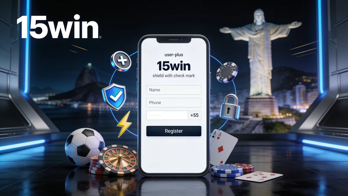Como Fazer Login na 15win para jogadores no Brasil